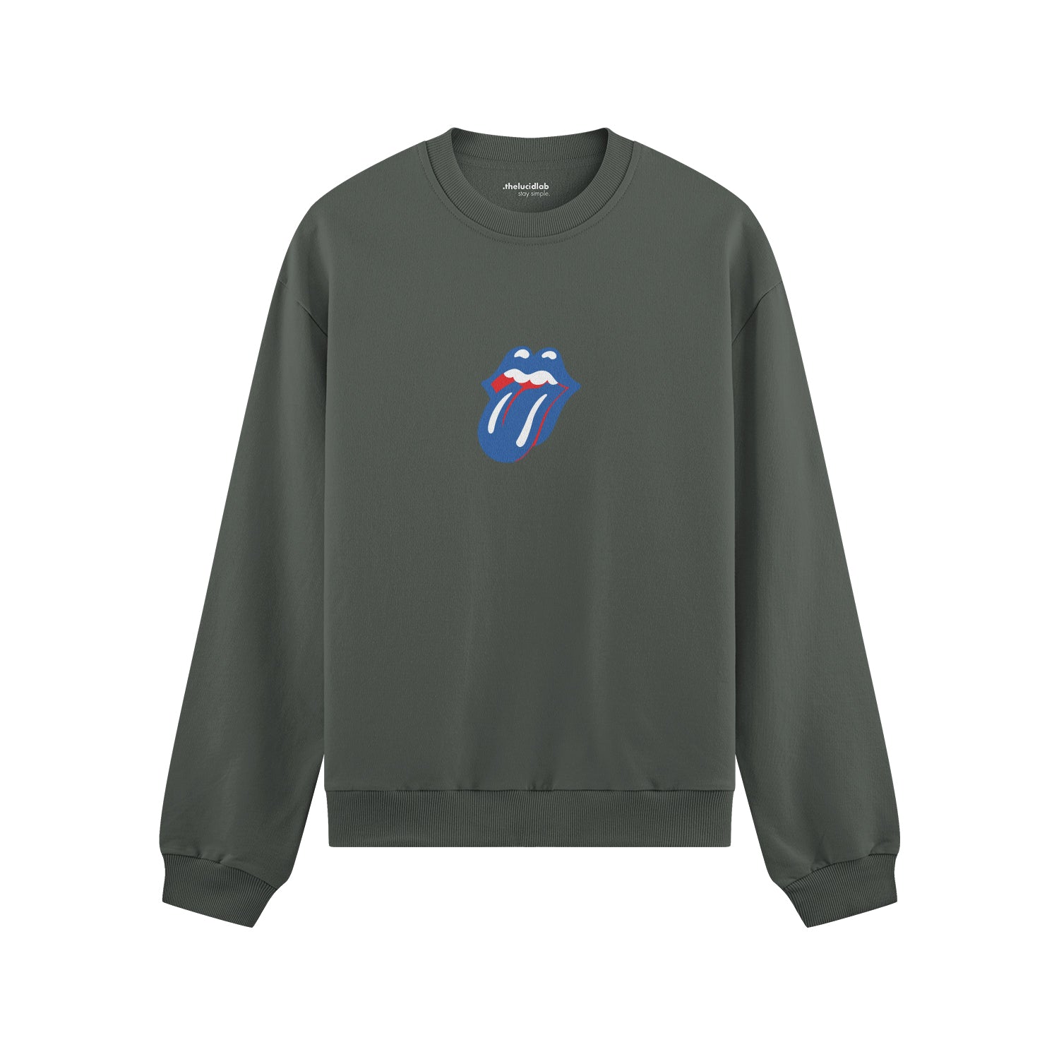 The Rolling Stones Blue Oversize Sweatshirt
