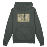 Yüzüklerin Efendisi Orta Dünya Haritası - Lord Of The Rings Oversize Hoodie