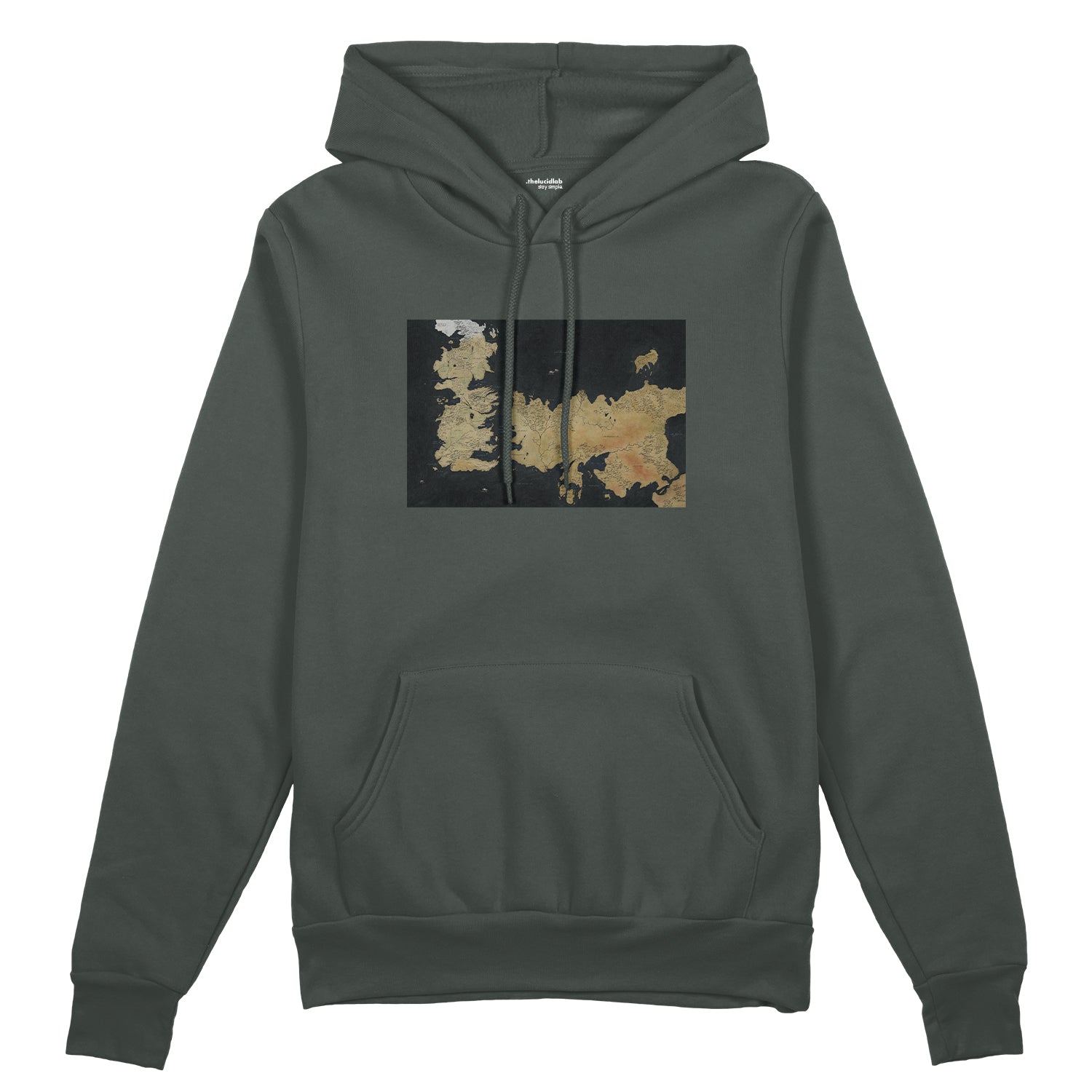 Game Of Thrones Map Oversize Hoodie