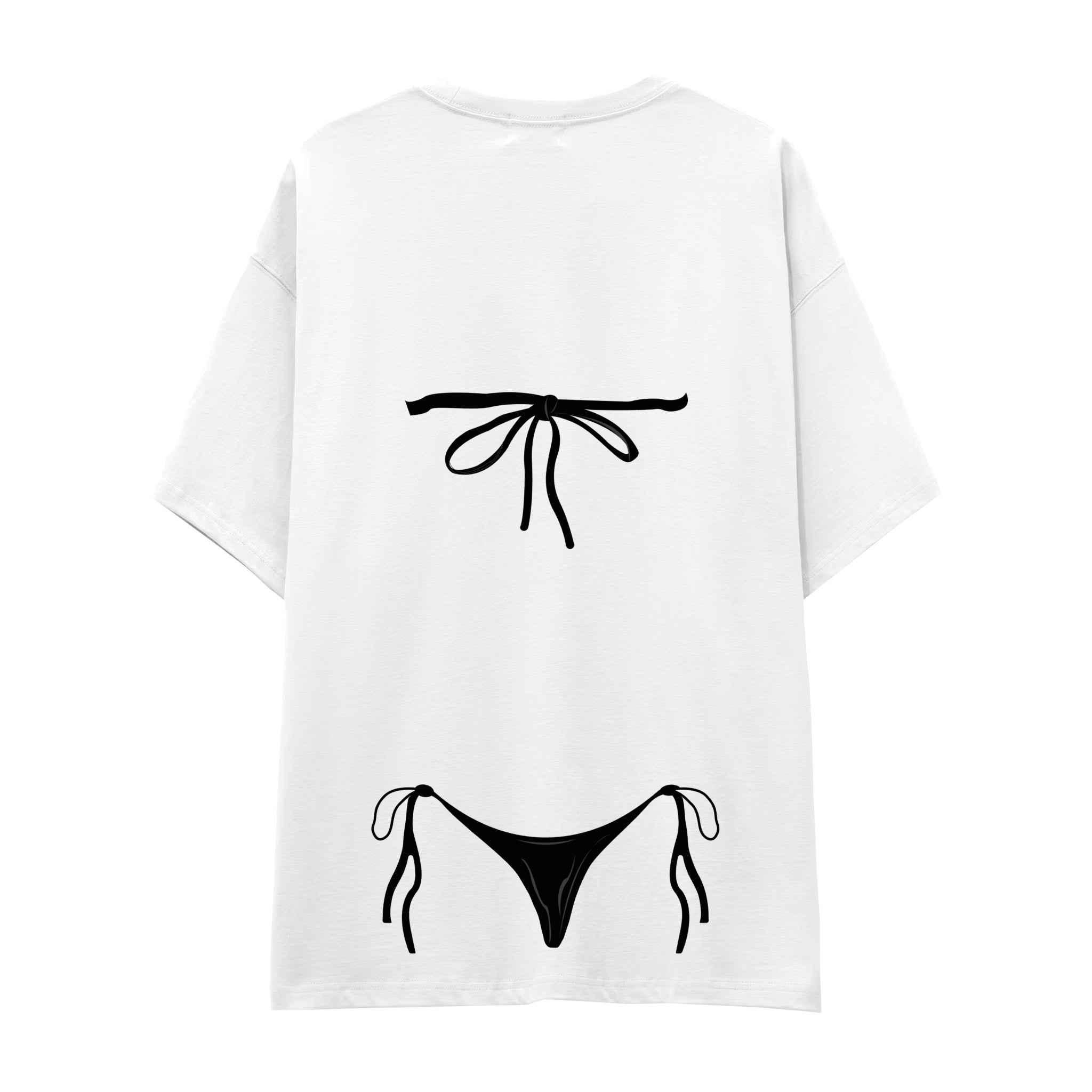 Black Bikini Oversize Tişört