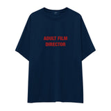 Adult Film Director Oversize Tişört
