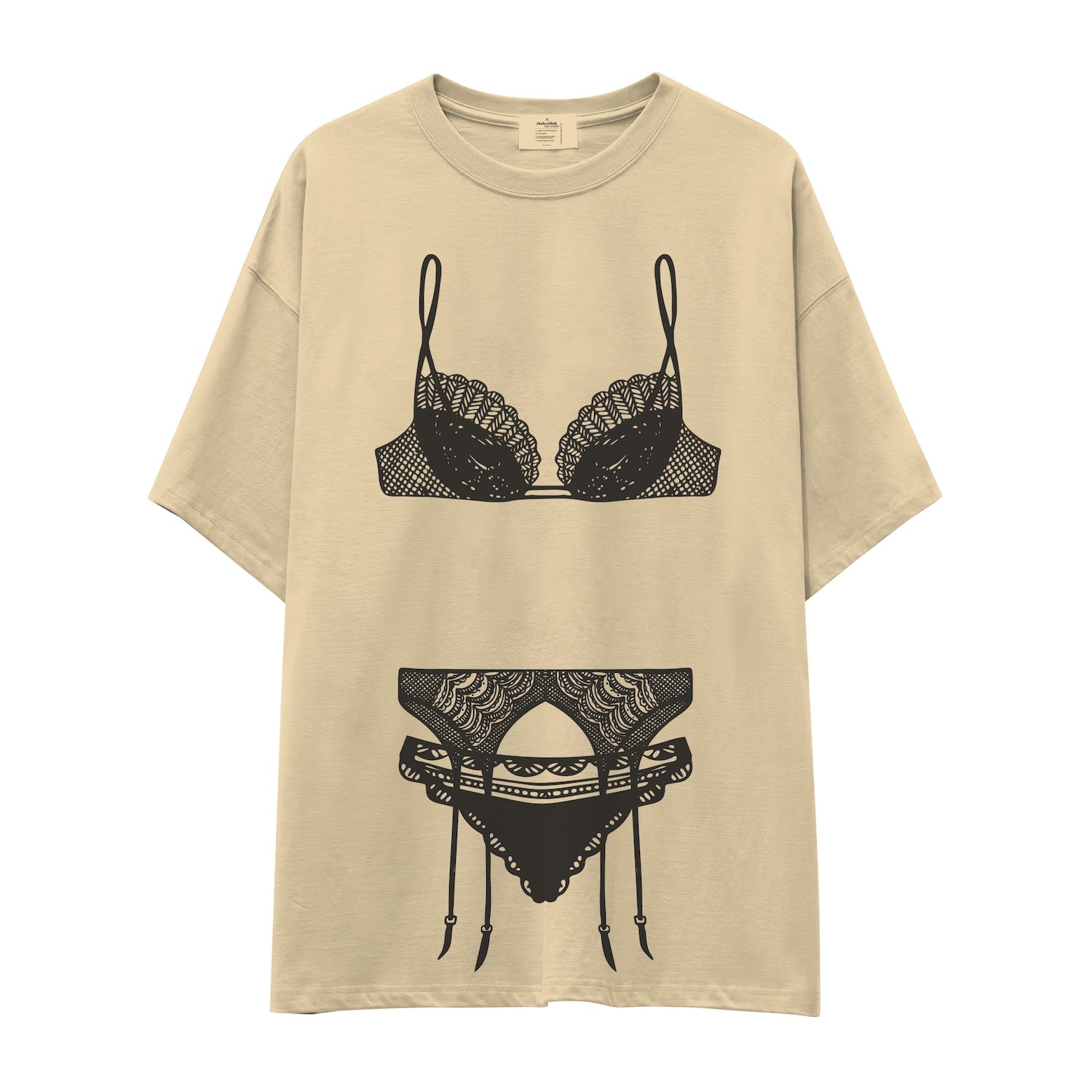 Noir Seduce Oversize Tişört