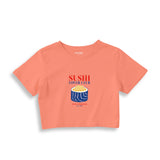 Sushi Lover Club Crop Tişört