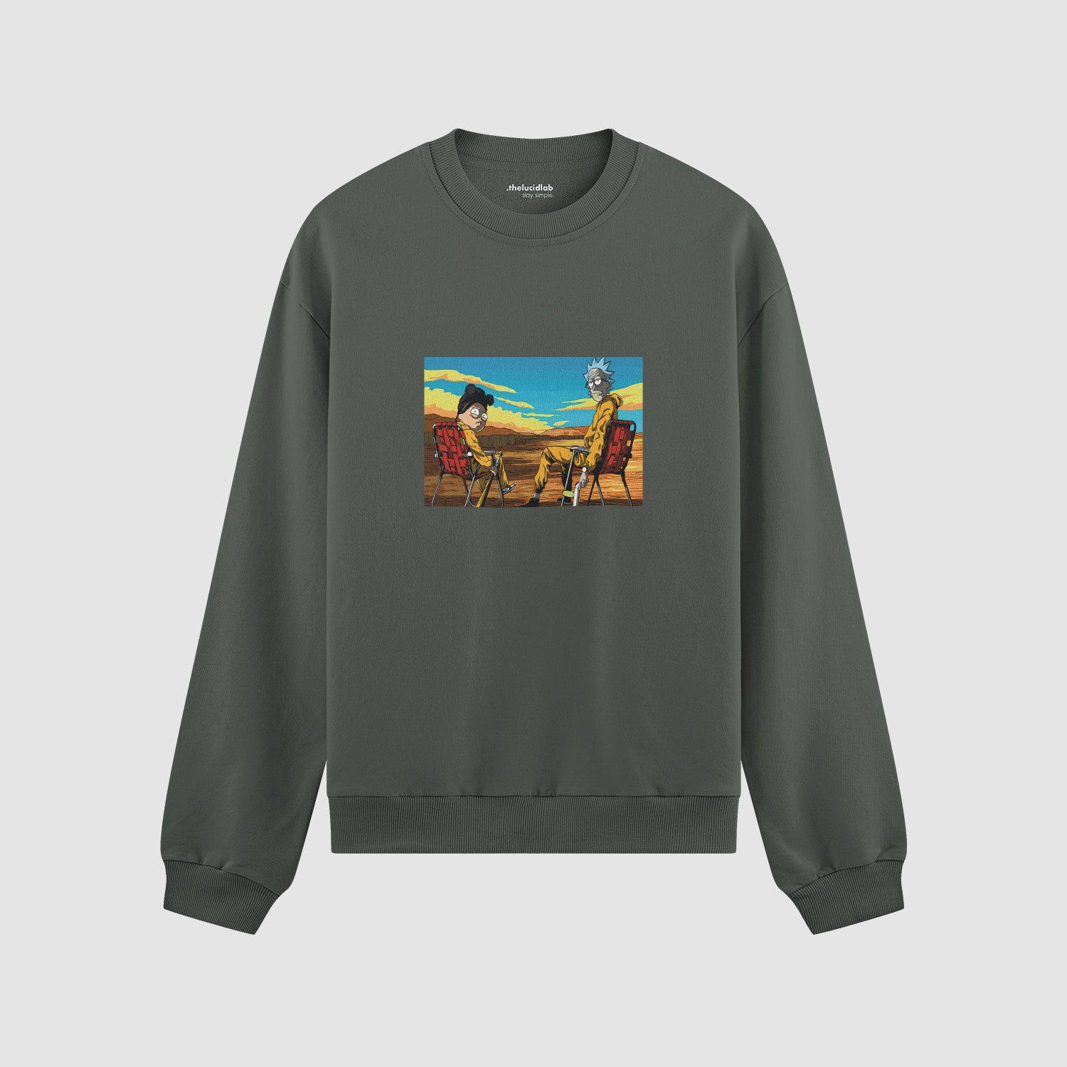 Breaking Bad / Rick and Morty Oversize Sweatshirt