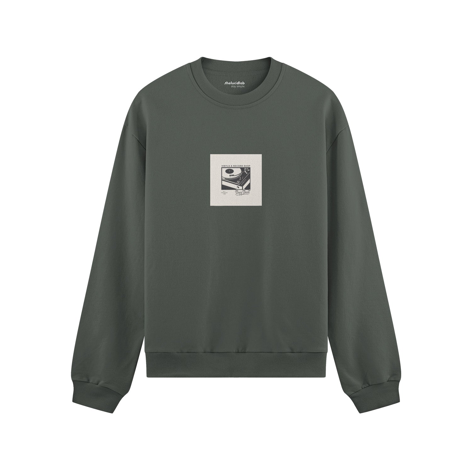 Vinyl Dreams Oversize Sweatshirt