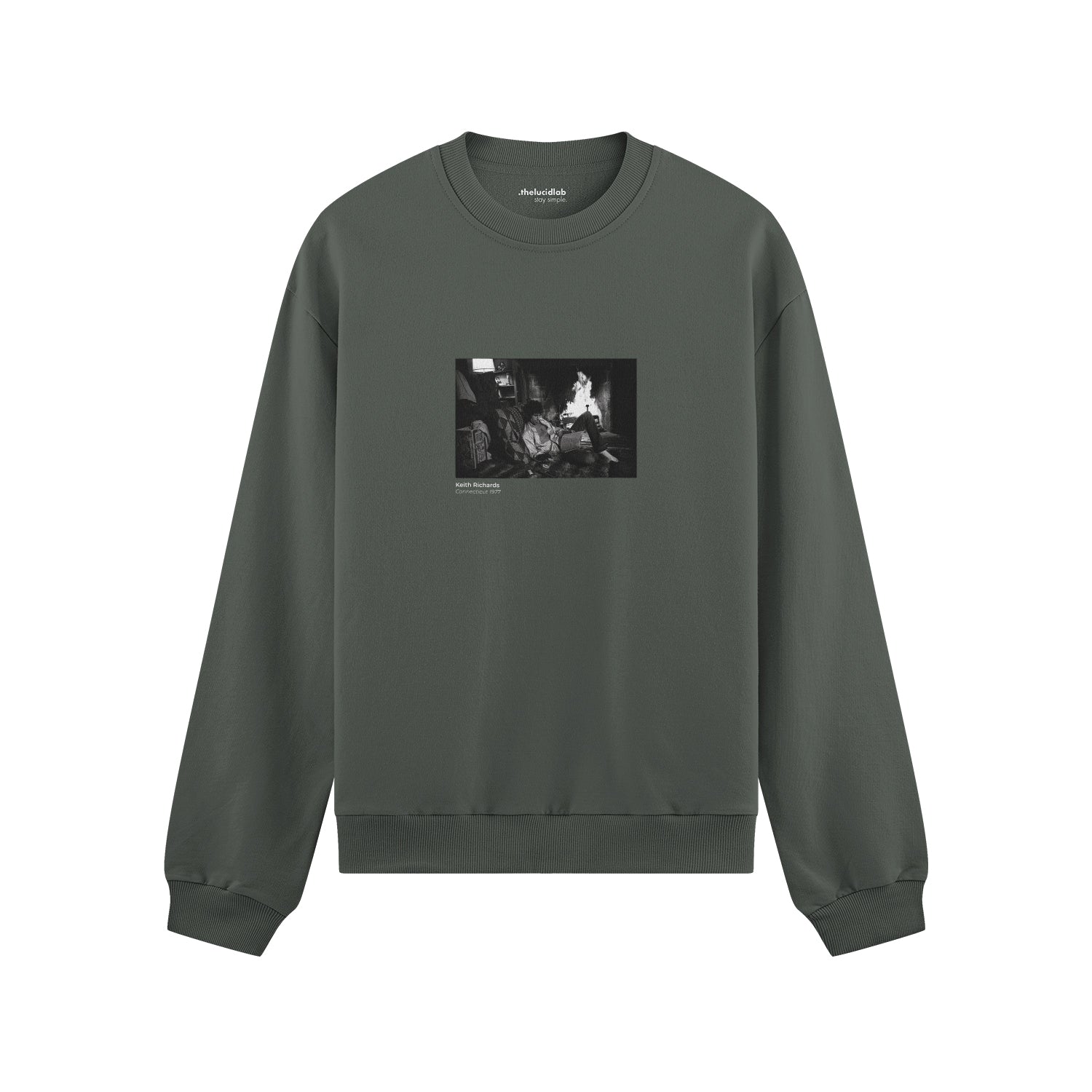 Keith Richards Connecticut 1977 Oversize Sweatshirt