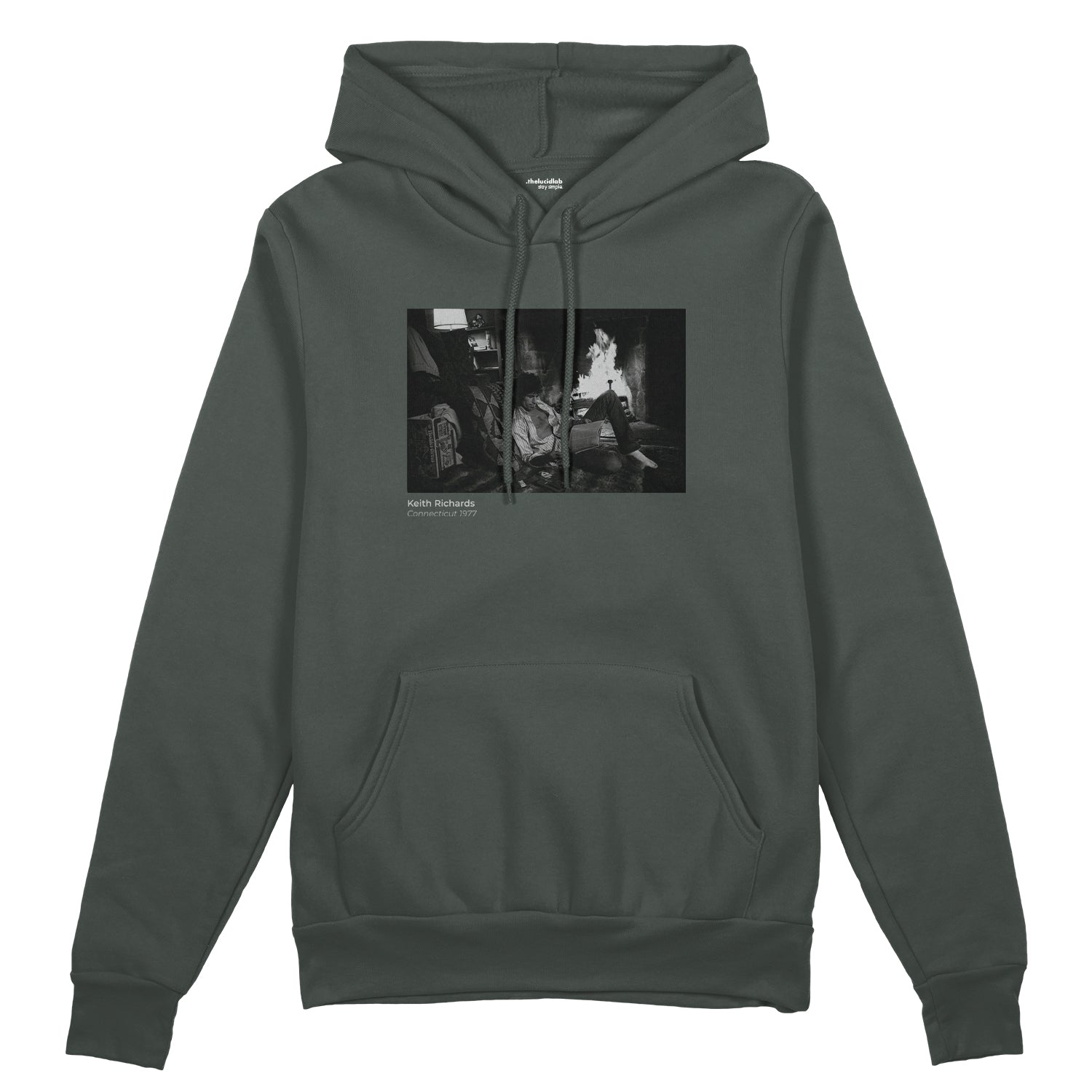 Keith Richards Connecticut 1977 Oversize Hoodie