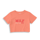 MILF / Man I Love Ferrari Crop Tişört