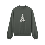Minimal Christmas Tree Oversize Sweatshirt