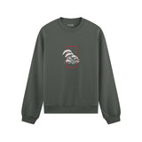 Perspektif Kanagawa Dalgası Oversize Sweatshirt