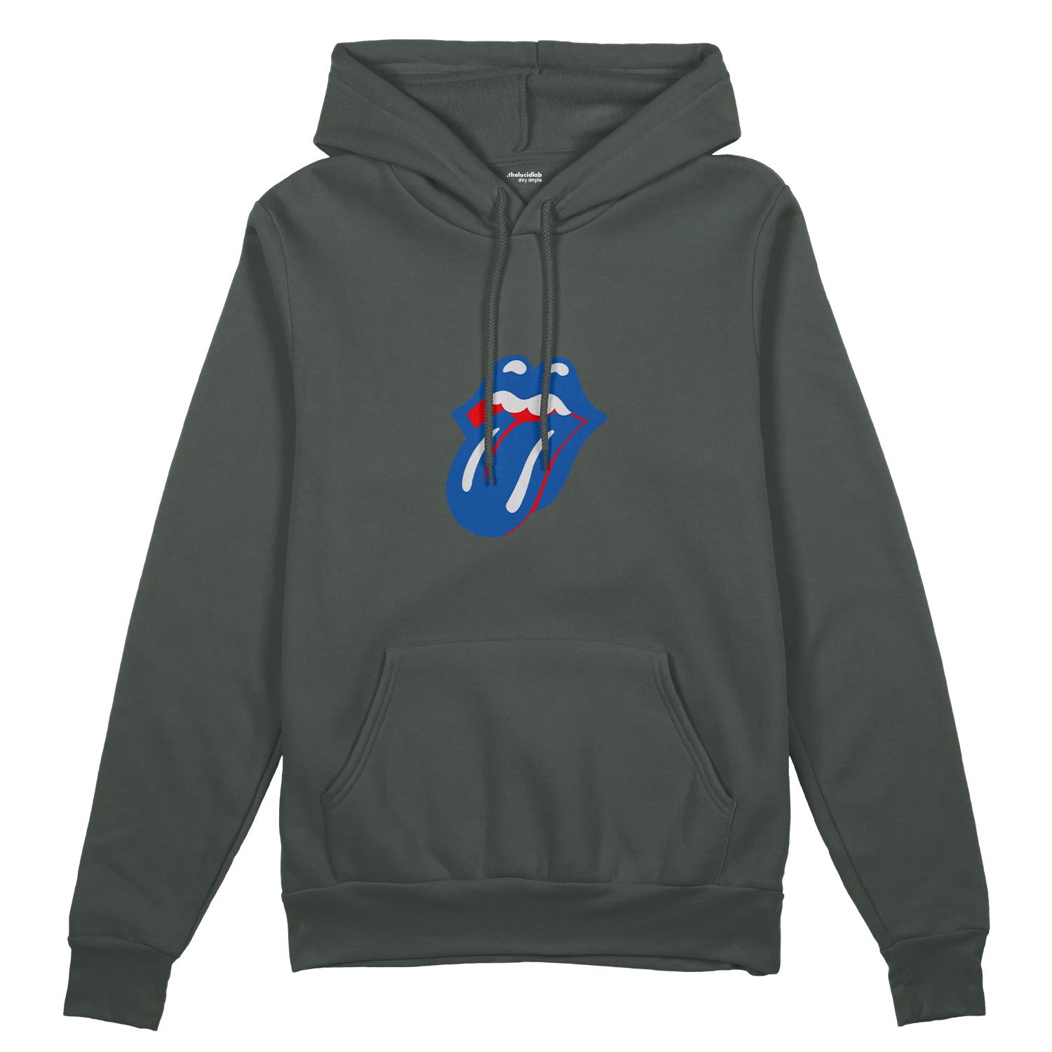 The Rolling Stones Blue Oversize Hoodie