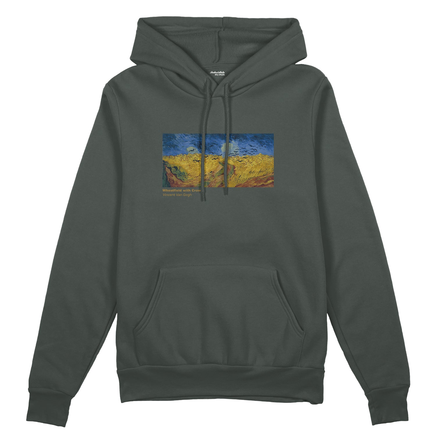 Buğday Tarlası ve Kargalar Oversize Hoodie