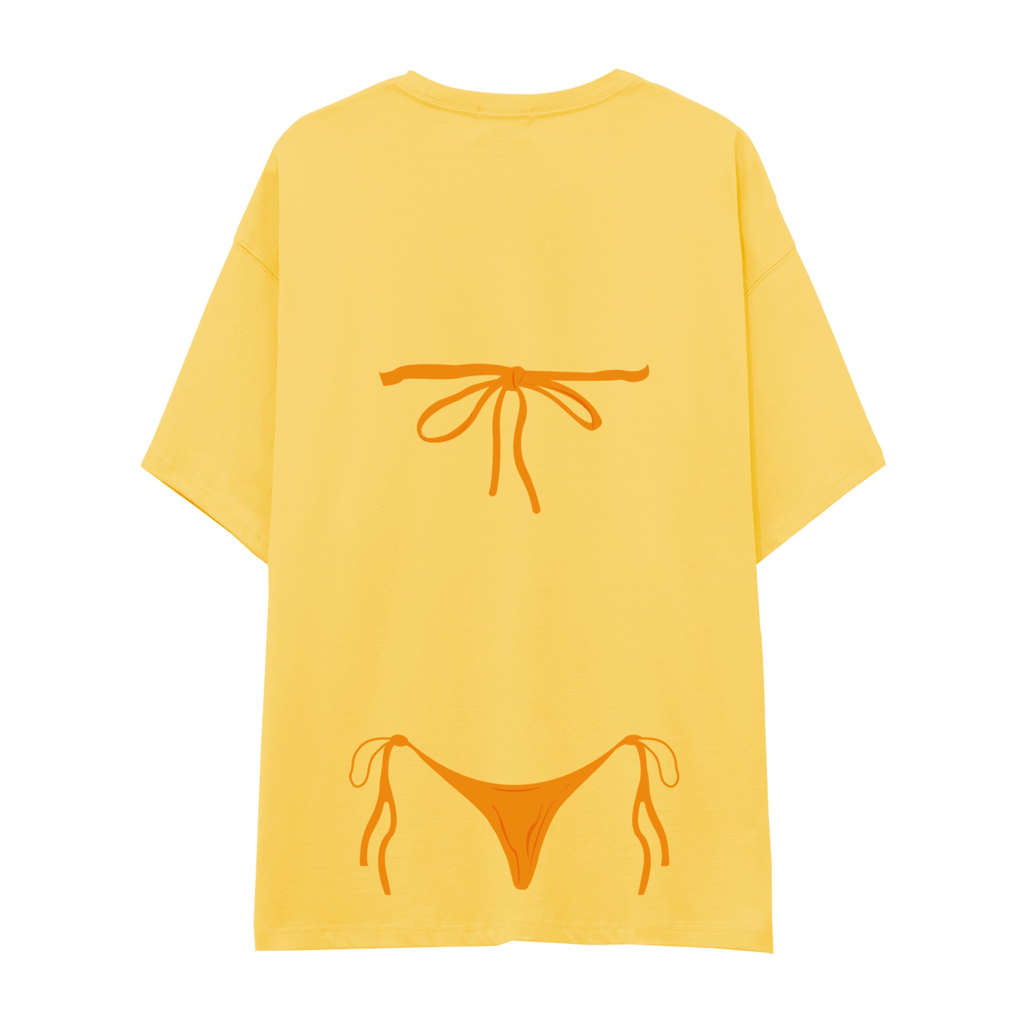 Orange Bikini Oversize Tişört
