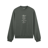 Sketches of Fish Oversize Sweatshirt