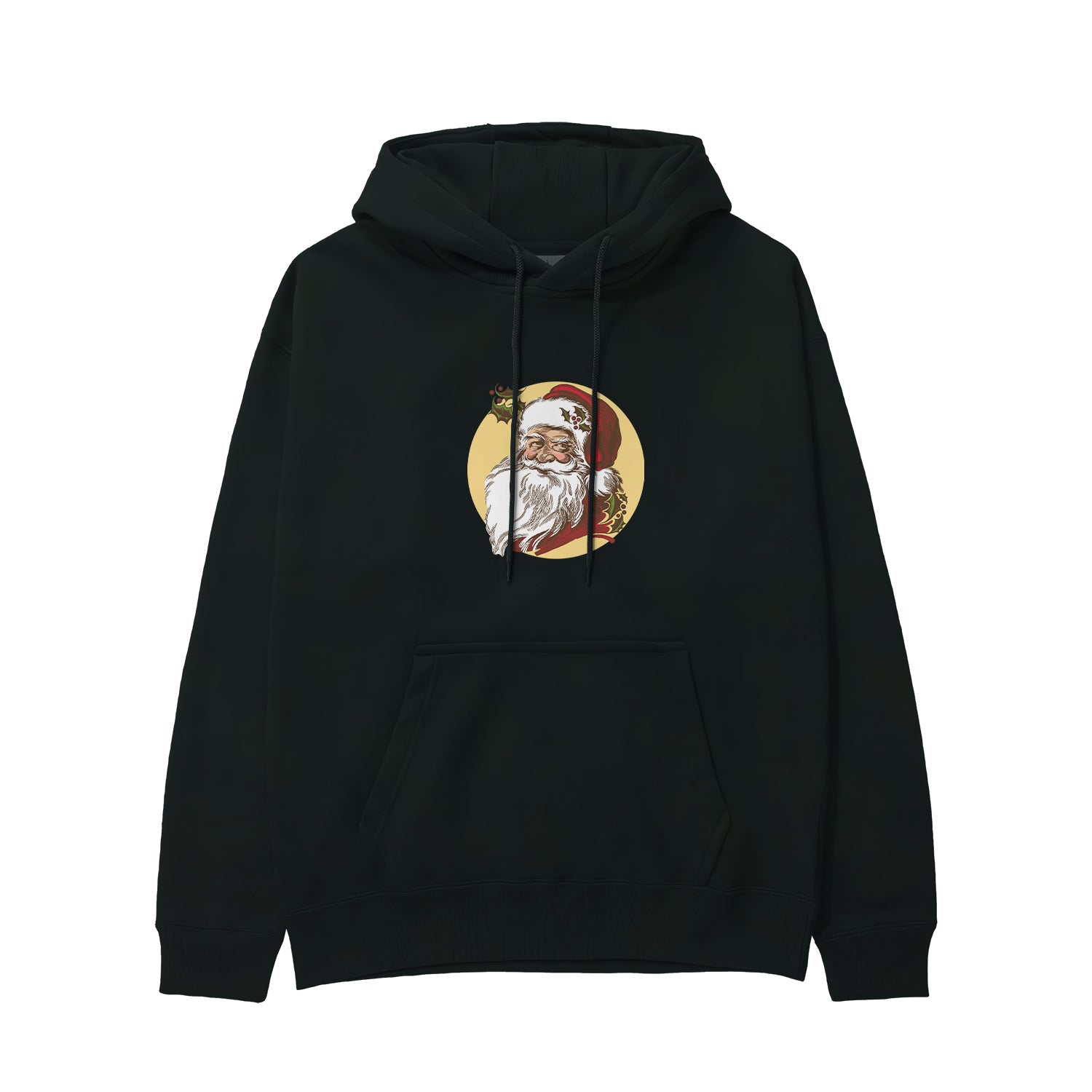 Vintage Santa Portrait Hoodie