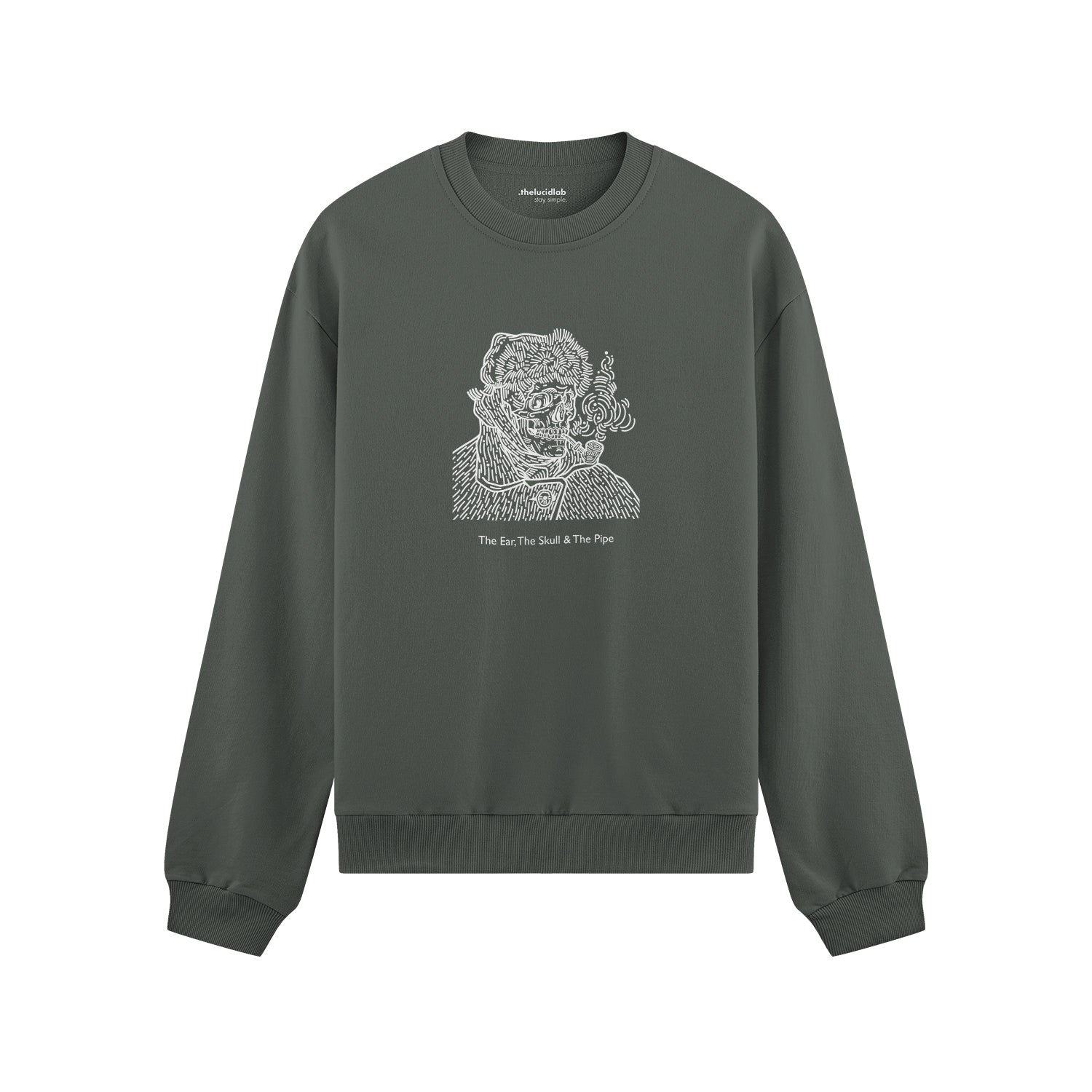 The Ear, The Skull & The Pipe Oversize Sweatshirt