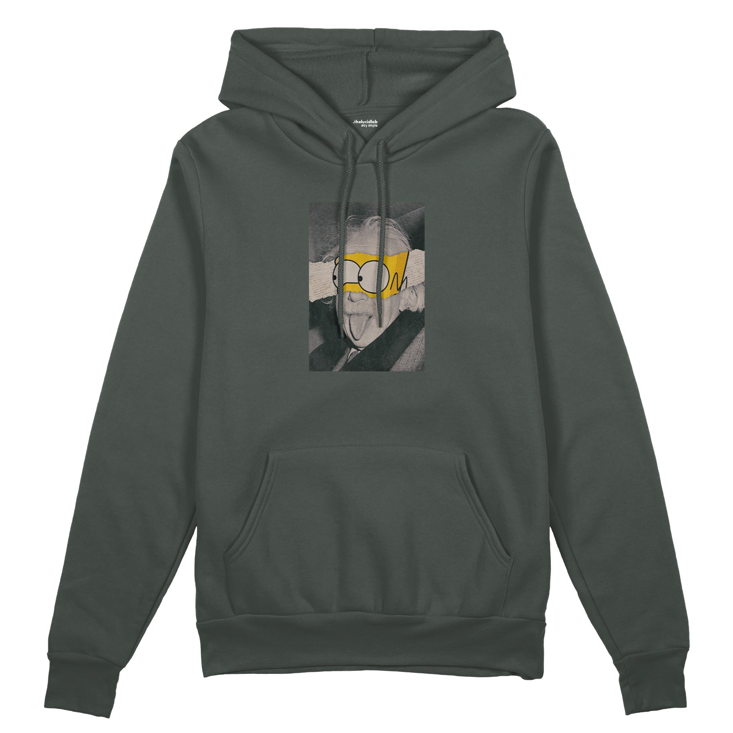 Albert Einstein / Homer Simpson Oversize Hoodie