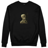 Skull of a Skeleton with Burning Cigarette Sweatshirt