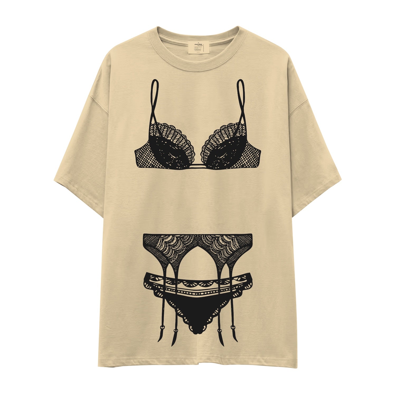 Noir Seduce Oversize Tişört