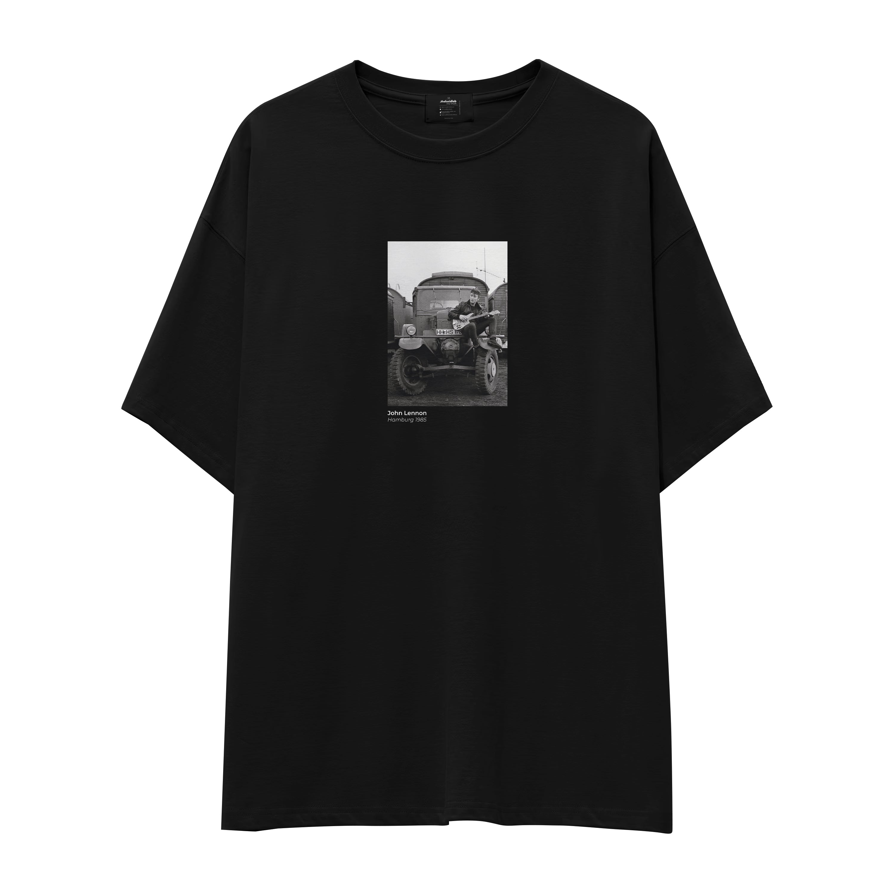 John Lennon Hamburg 1985 Oversize Tişört