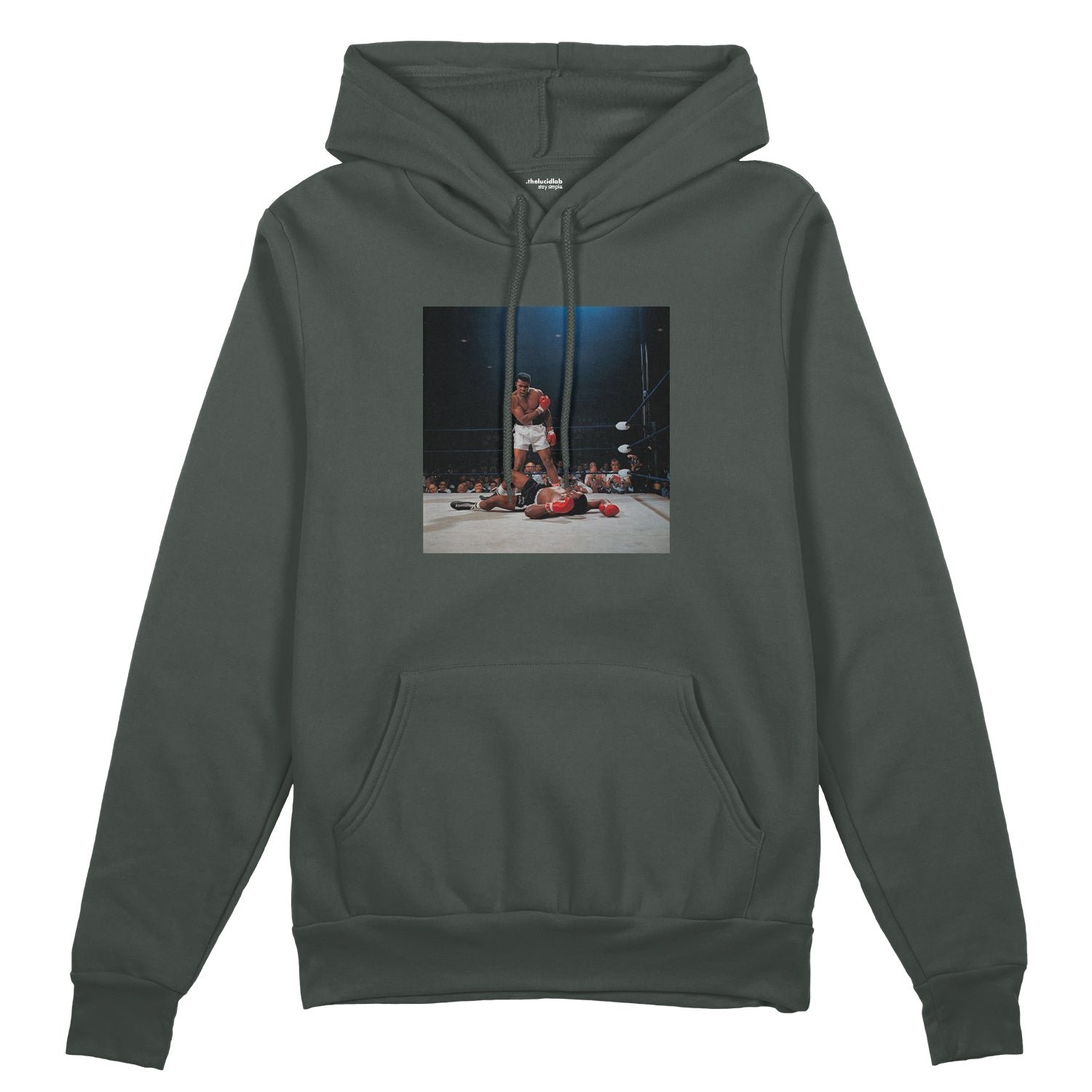 Muhammed Ali And Sonny Liston Usa 1965 Oversize Hoodie