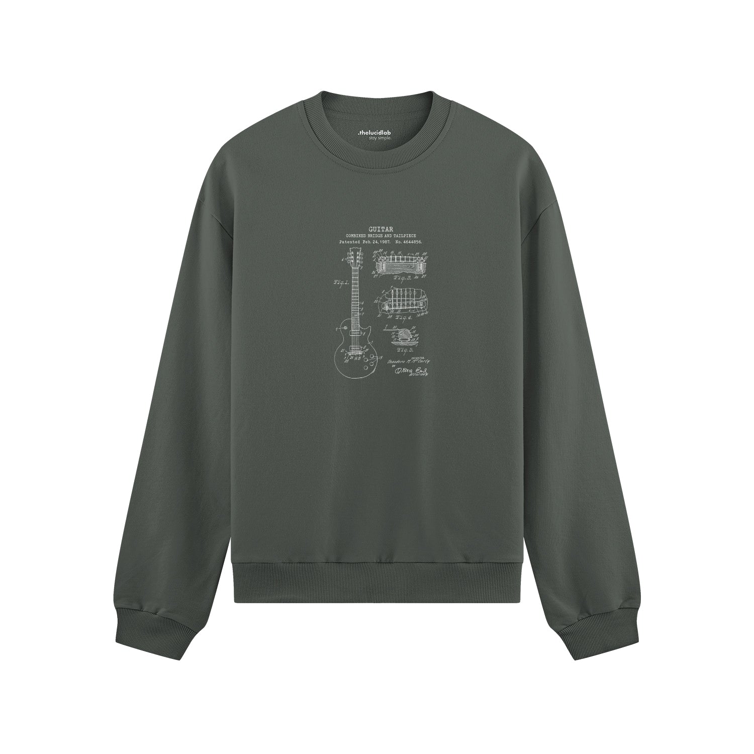Gibson Les Paul Gitar Oversize Sweatshirt