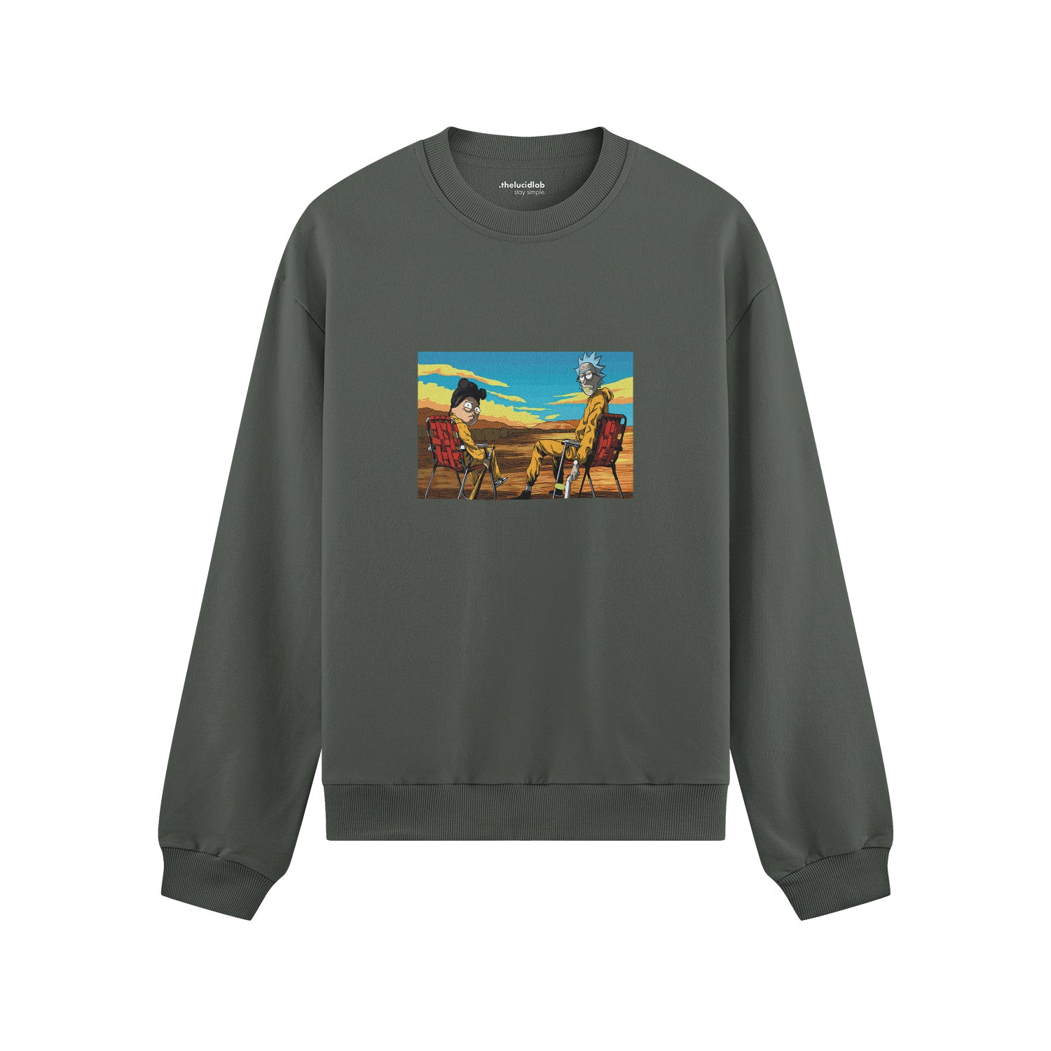 Breaking Bad / Rick and Morty Oversize Sweatshirt