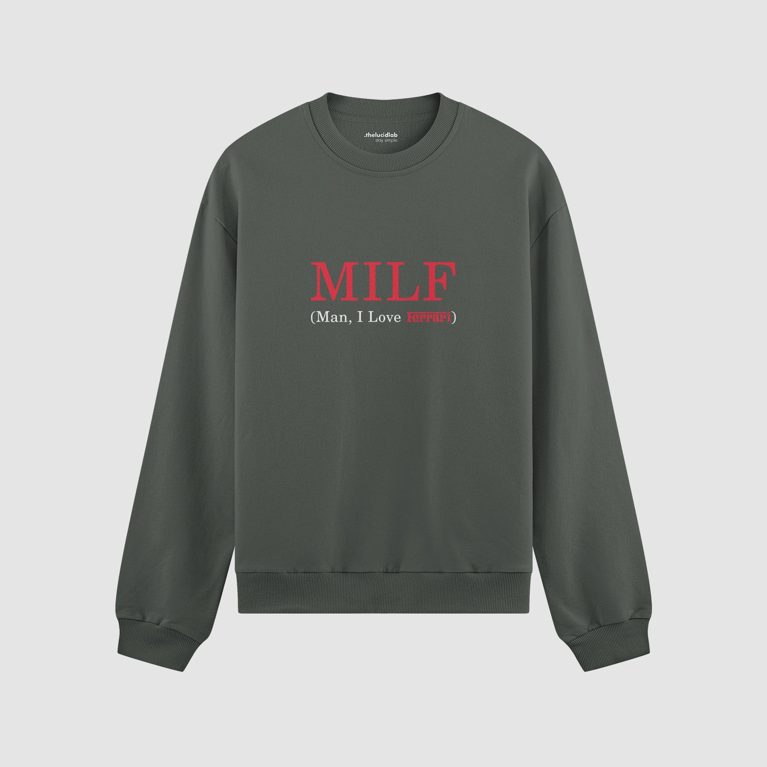 MILF / Man I Love Ferrari Oversize Sweatshirt