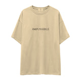 IMPOSSIBLE Oversize Tişört