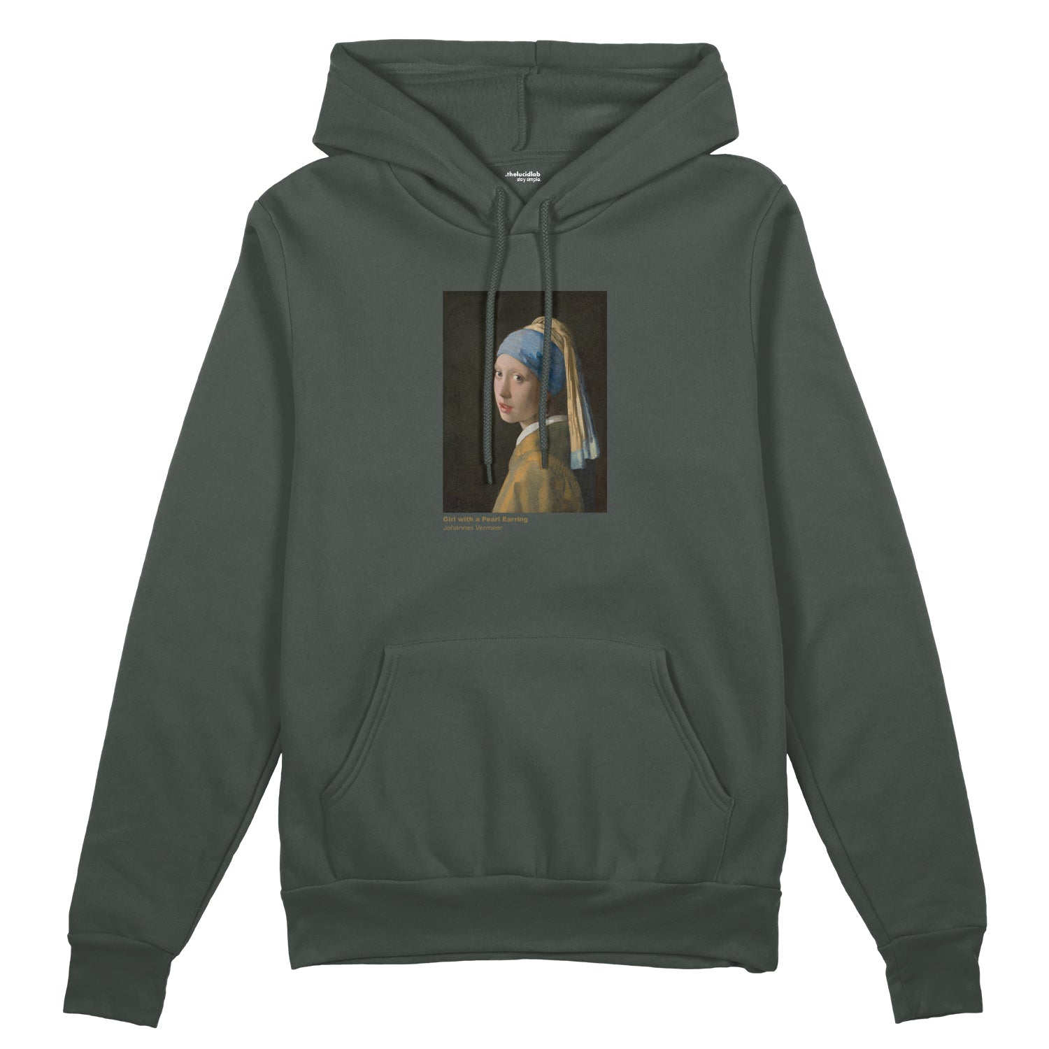 İnci Küpeli Kız Oversize Hoodie