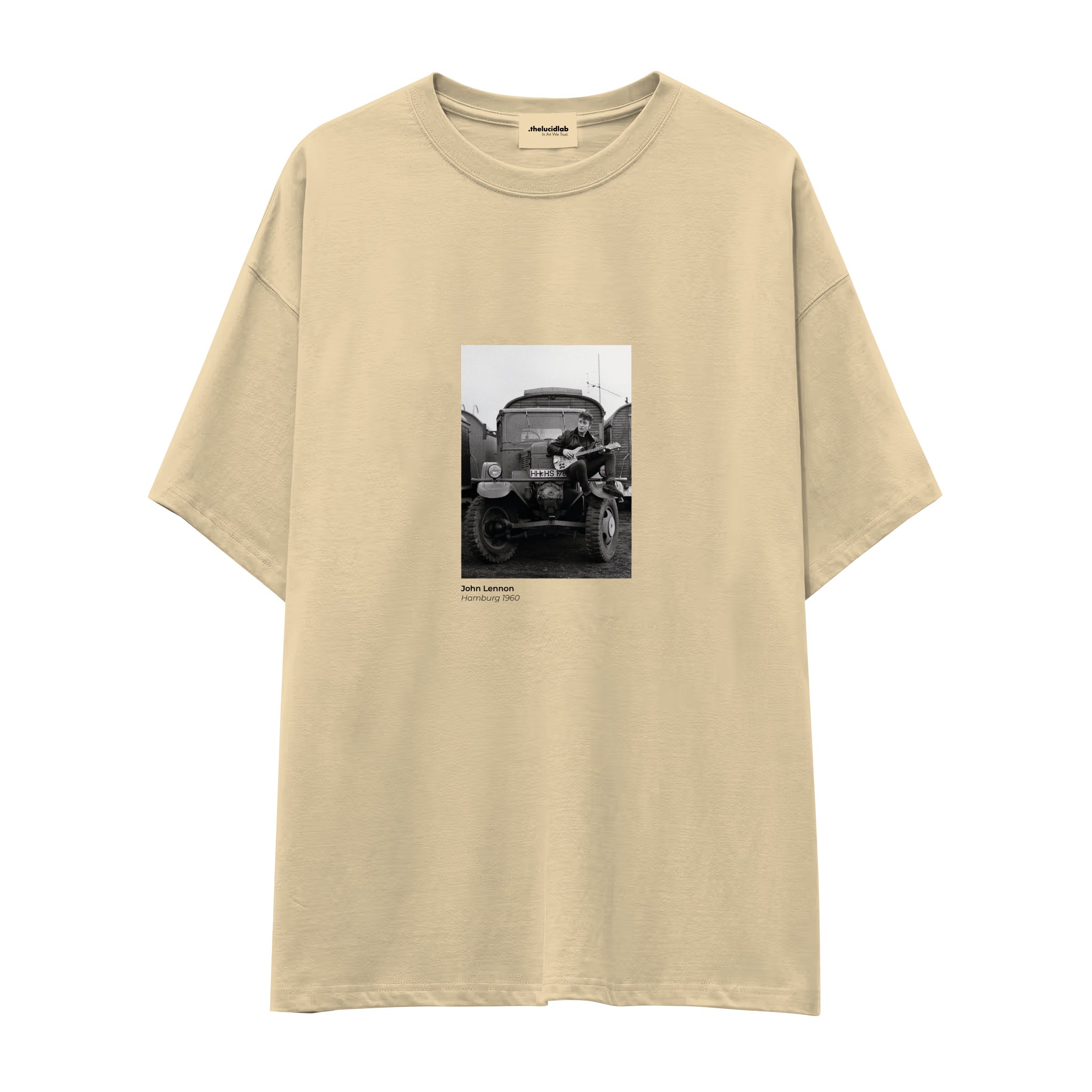 John Lennon Hamburg 1960 Oversize Tişört
