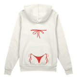 Red Bikini Oversize Hoodie