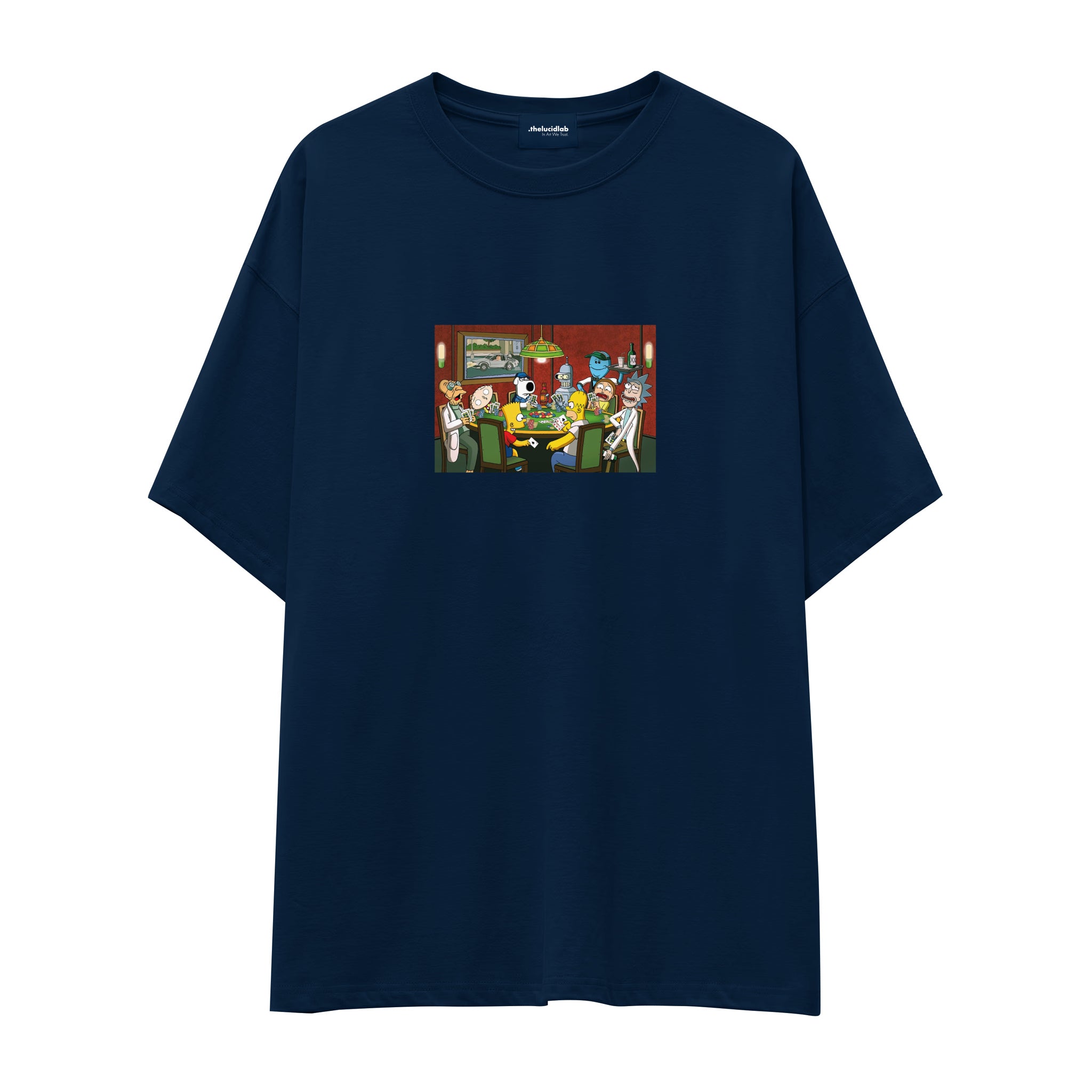 Champions League Poker Oversize Tişört
