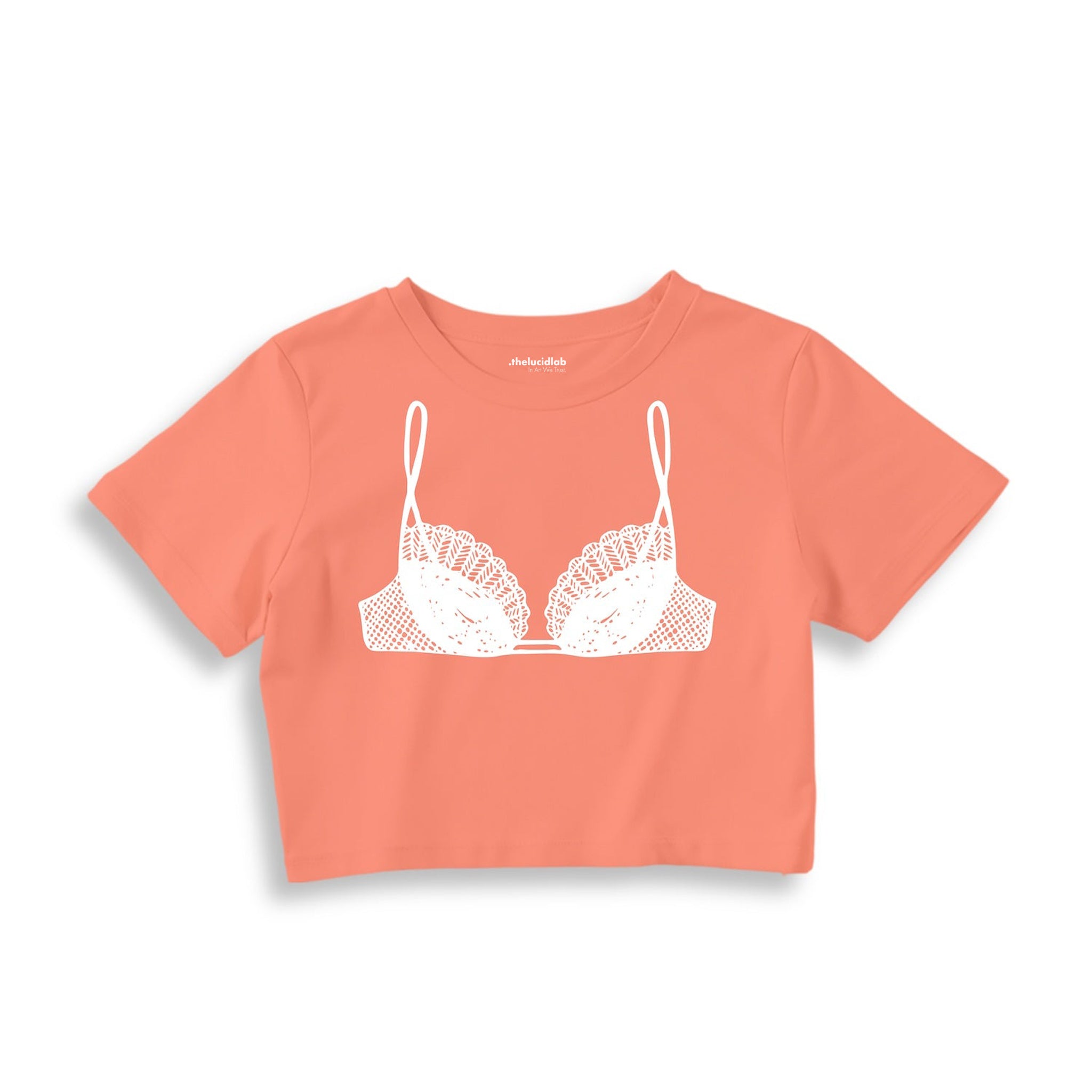 Noir Seduce Crop Tişört — Somon