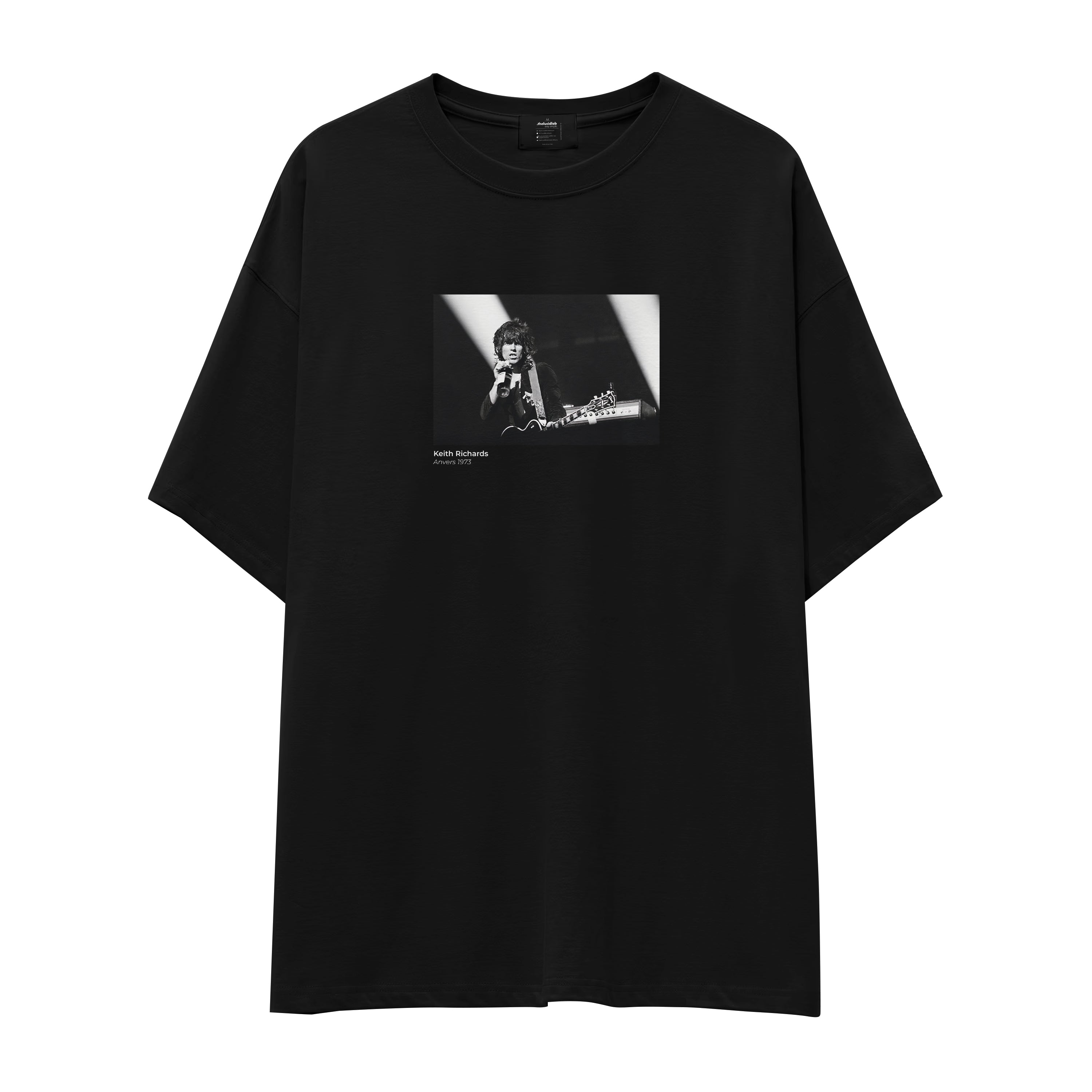 Keith Richards Anvers 1973 Oversize Tişört