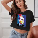Atatürk Pop Art Crop Tişört