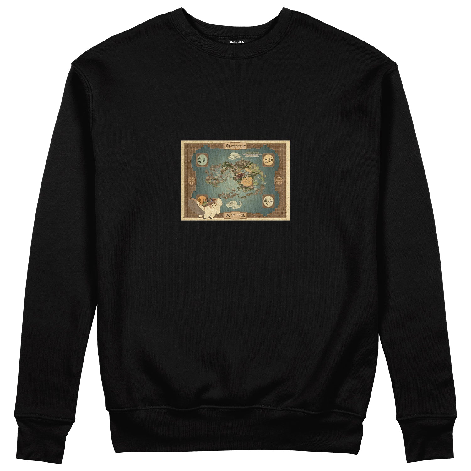 Avatar The Last Airbender Map Sweatshirt