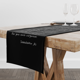 Eskisi Gibi Siyah - Şiir Runner Örtü