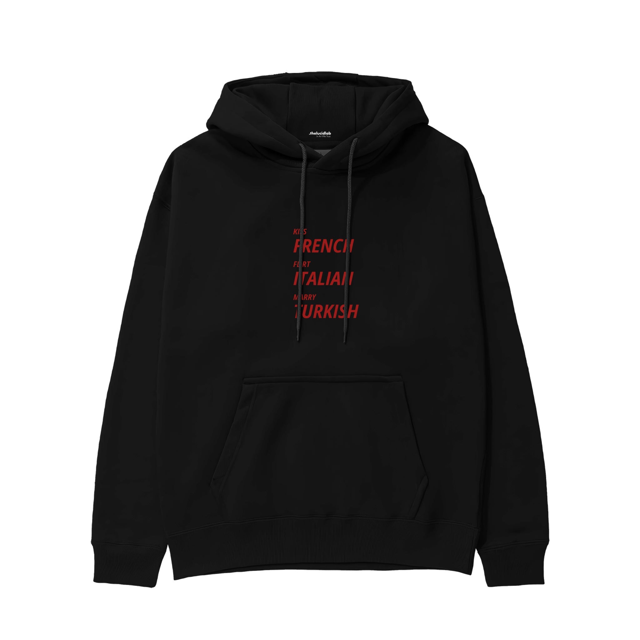 Kiss Flirt Marry Hoodie
