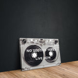 No Second Takes Kanvas Tablo