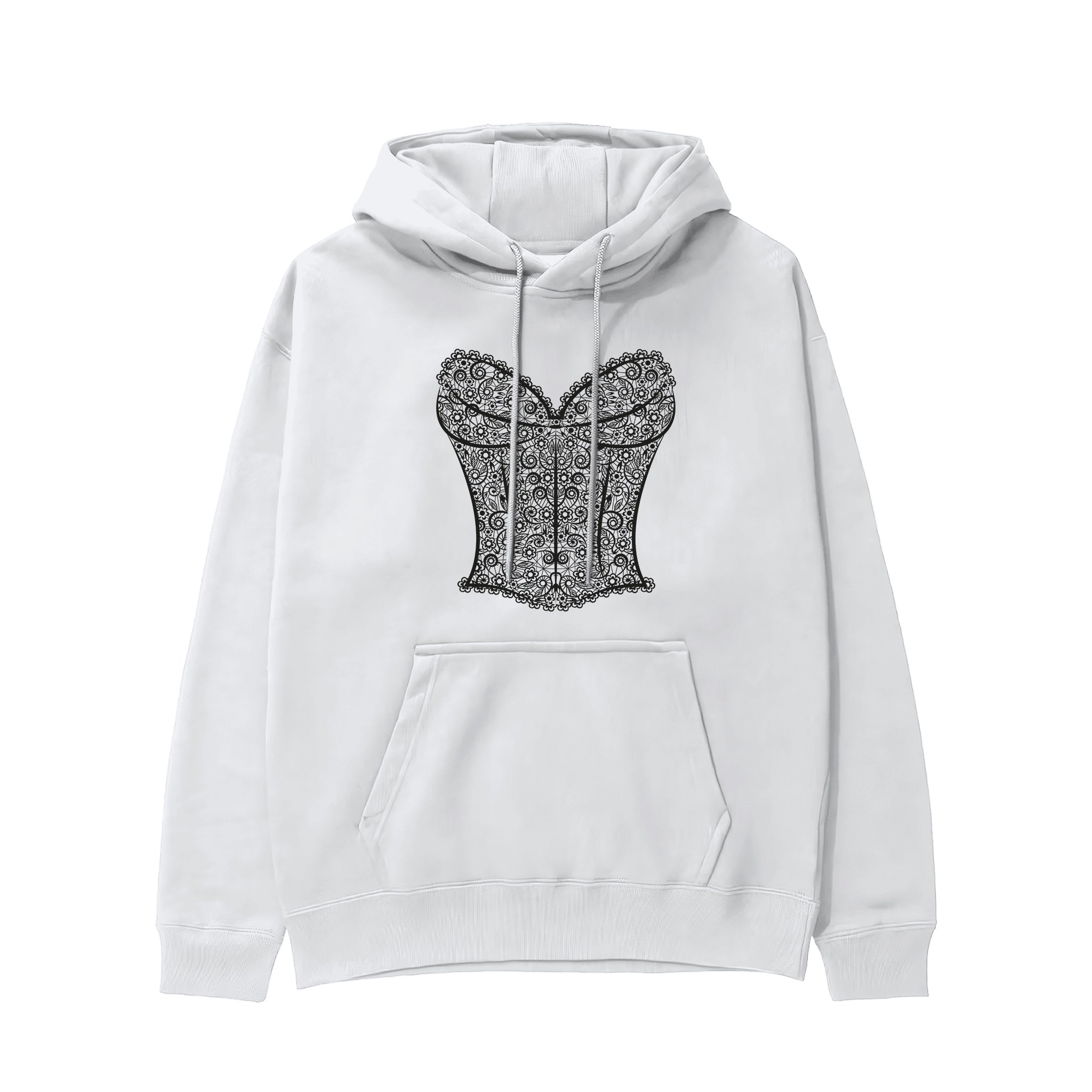 After Midnight Hoodie Beyaz Ön
