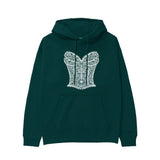 After Midnight Hoodie Koyu Yeşil Ön