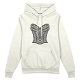 After Midnight Oversize Hoodie Beyaz Ön