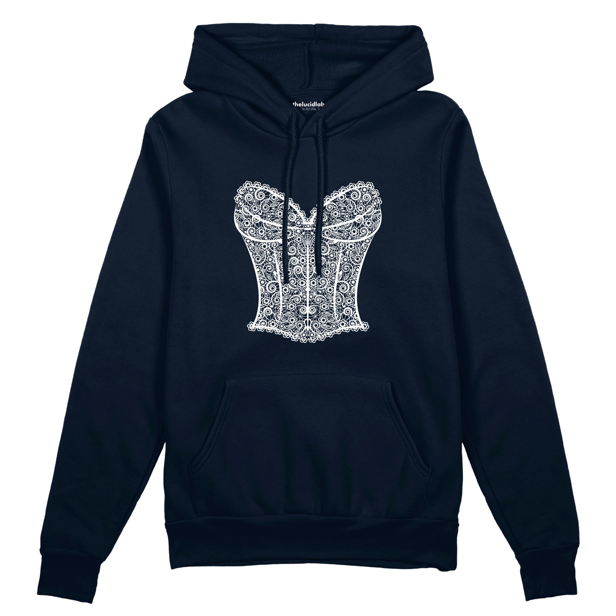 After Midnight Oversize Hoodie Lacivert Ön