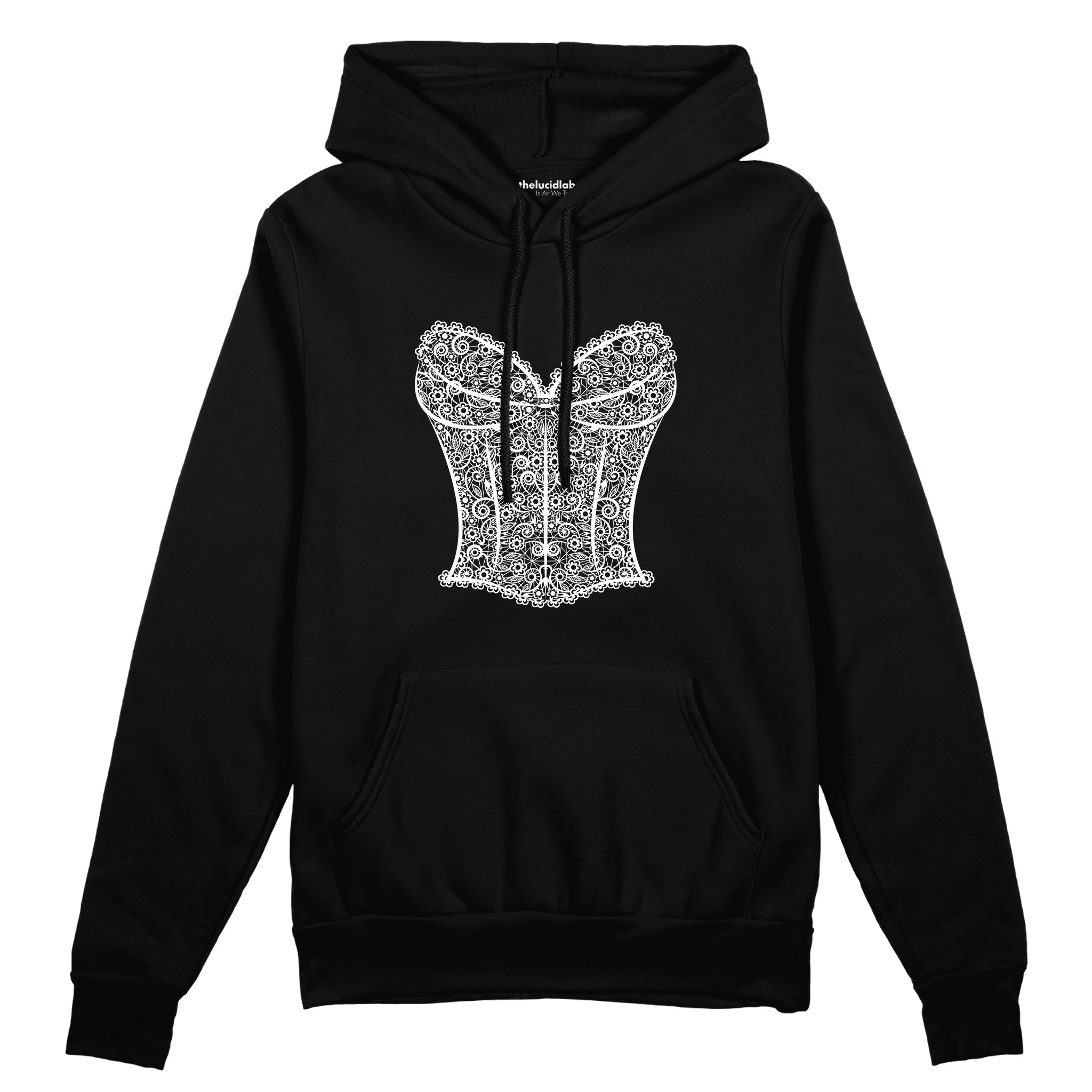 After Midnight Oversize Hoodie Siyah Ön