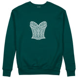 After Midnight Sweatshirt Koyu Yeşil Ön
