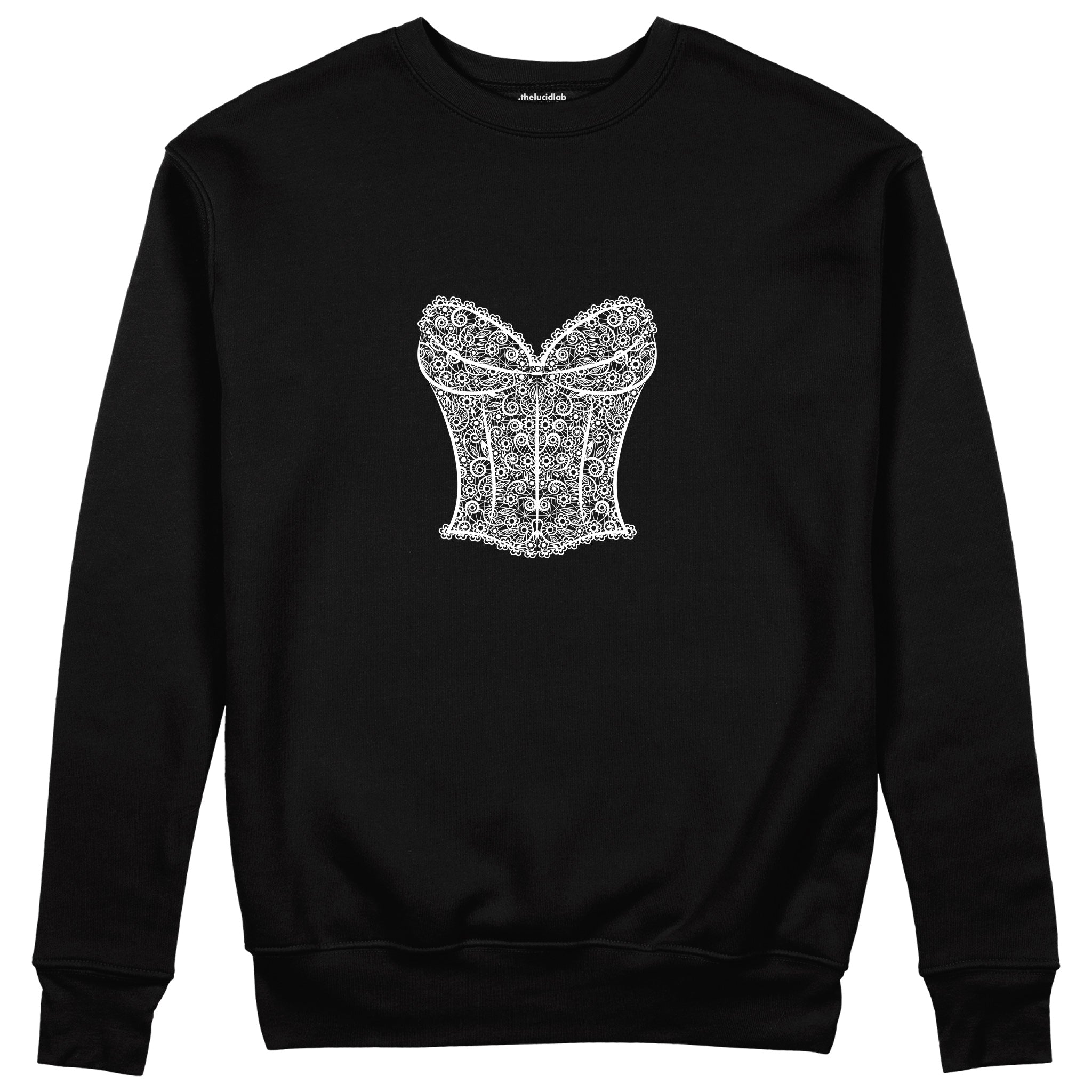 After Midnight Sweatshirt Siyah Ön