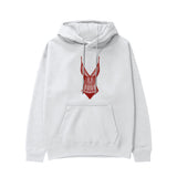 Bordeaux Contour Hoodie Beyaz Ön