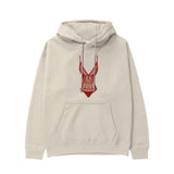 Bordeaux Contour Hoodie Krem Ön