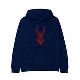 Bordeaux Contour Hoodie Lacivert Ön